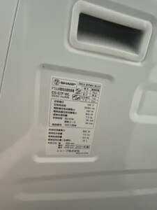 SHARP(シャープ)7.0キロ ドラム式洗濯乾燥機 ES-S7F-WL 2021年製