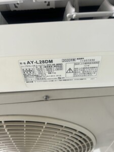 SHARP(シャープ)2.8kW ルームエアコン AY-L28DM 2021年製