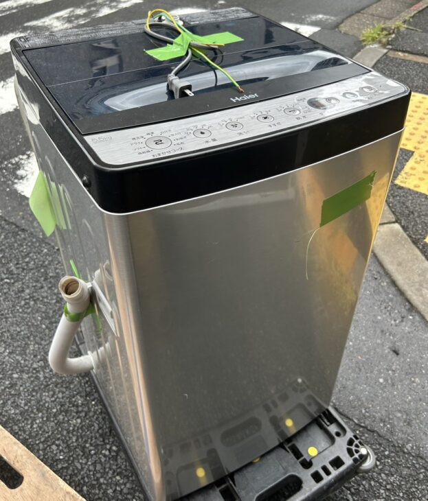 2019年製】川崎市川崎区にて Haier(ハイアール) 5.5kg 全自動洗濯機 JW