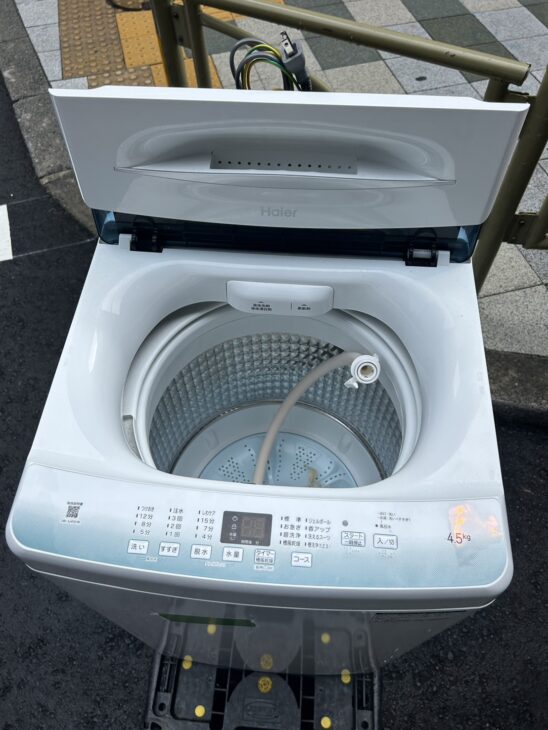 2022年製 美品 Haier 洗濯機 JW-U45HKを掛川市大池にて【高価買取】ご