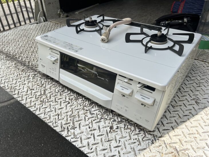 2022年製の美品！リンナイ ガスコンロ ET66WH4RG-WLの【買取】で秦野市 