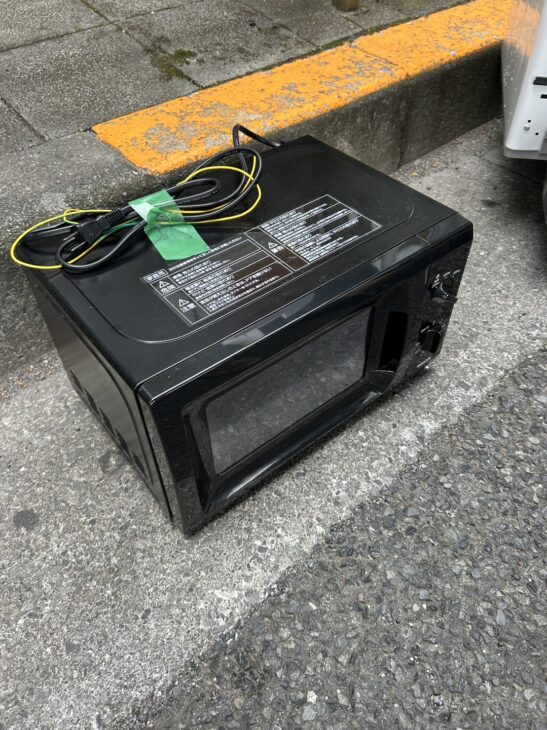 山善製の電子レンジ MRT-S177（B)5 2023年製【出張買取】印西市へご