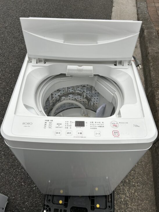 兵庫県神戸市にて YAMADA (ヤマダ) 7.0kg 全自動洗濯機 YWM-T70L 出張