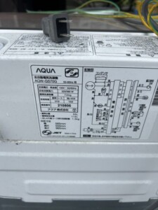 AQUA(アクア)7.0キロ 全自動洗濯機 AQW-GS70G(W) 2019年製