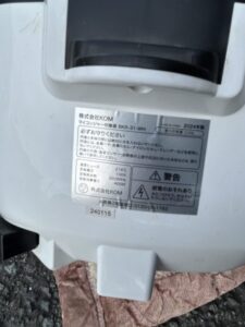 KOM マイコンジャー炊飯器 BKR-31-WH 2024年製