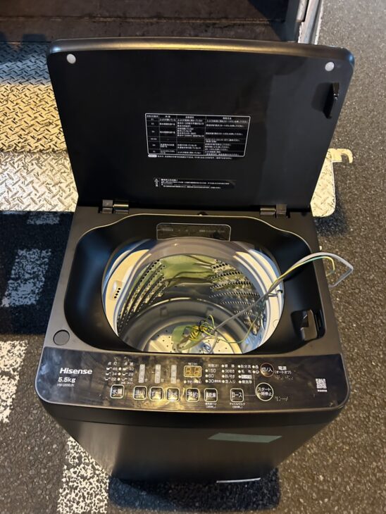 岡山県岡山市に出張し【高価買取】ご案内。Hisense 洗濯機 HW-G55E2K 
