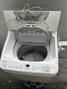 SHARP(シャープ)6.5キロ 電気洗濯乾燥機 ES-EX6G-S 2023年製