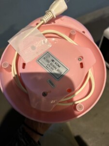 ヒロコーポレーション 電気ケトル KTK-300-P 2019年製