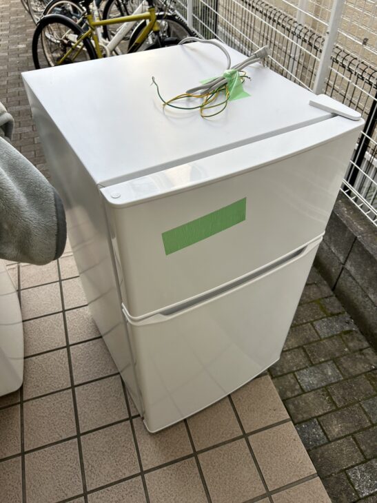ハイアール 2022年製の2ドア冷蔵庫 JR-N85D【出張査定】のご相談でした