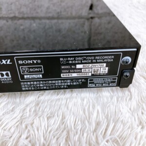 SONY(ソニー)ブルーレイディスクレコーダー BDZ-ZW1700 2019年製