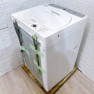 SHARP(シャープ)5.5キロ 全自動洗濯機 ES-GE5C-W 2019年製