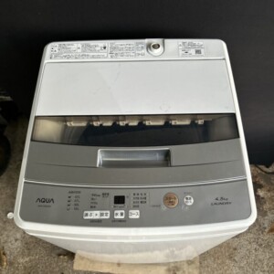 AQUA(アクア)4.5キロ 全自動洗濯機 AQW-S45G 2019年製