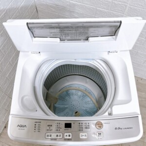 AQUA(アクア)6.0キロ 全自動洗濯機 AQW-S60J(W)2021年製