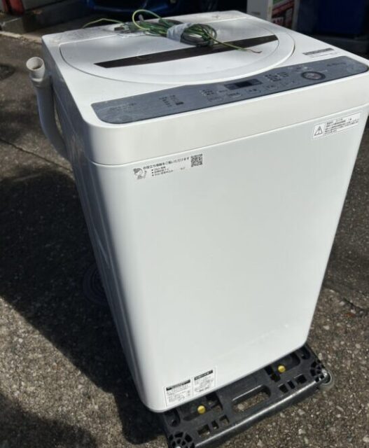 SHARPの洗濯機 ES-GE4C（2019年製）を宇都宮市南一の沢町にご訪問し