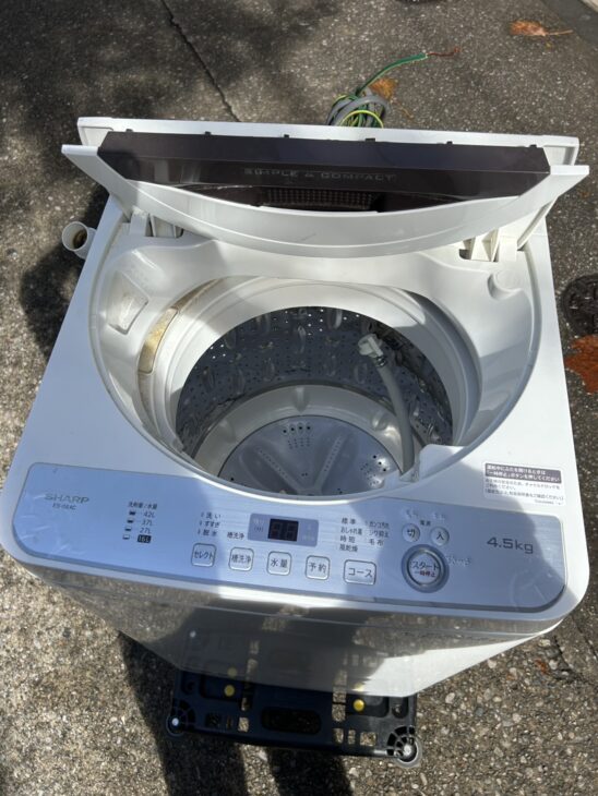 SHARP　シャープ　4.5kg洗濯機　ES-GE4C　中古　リサイクルショップ宮崎屋住吉店24.9.15ｋ シャープ ES-GE4C 価格比較 - 価格.com