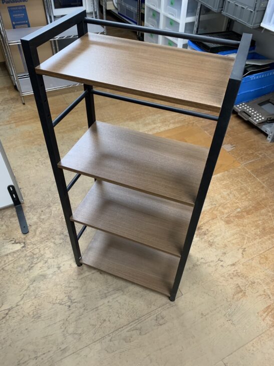 ノーブランド 木製シェルフ 収納棚