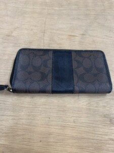 COACH(コーチ)長財布 シグネチャー ブラウン