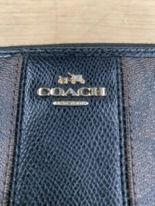 COACH(コーチ)長財布 シグネチャー ブラウン