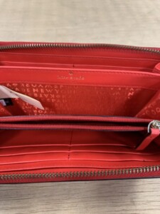 kate spade(ケイトスペード)長財布 レッド