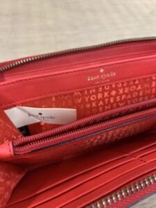 kate spade(ケイトスペード)長財布 レッド