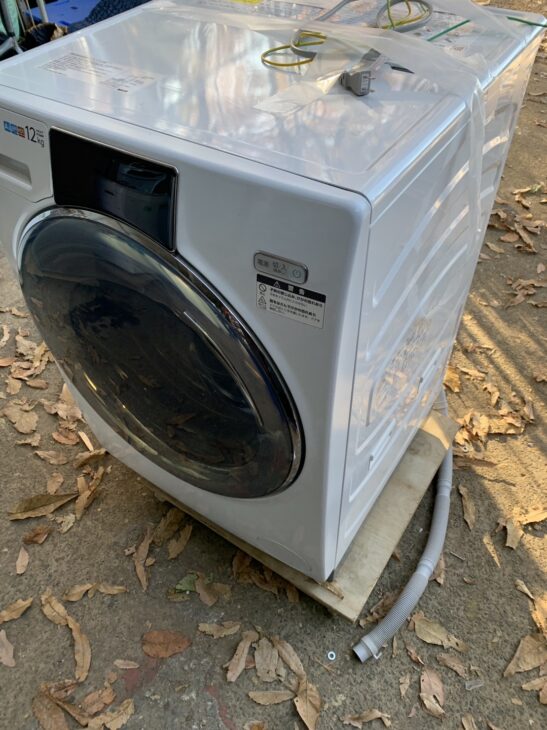 AQUA　ドラム式洗濯乾燥機　12㎏　AQW-DX12N　2023年製　定価176230円　■買取GO‼　栄和店 レンタル] 【左開き】アクア まっ直ぐドラム AQW-DX12N ドラム式洗濯