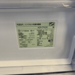 AQUA（アクア）272L 3ドア冷蔵庫 AQR-27K(W)2021年製