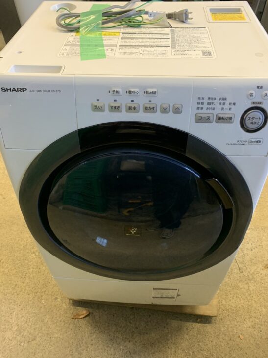 SHARP（シャープ）7.0キロ ドラム式洗濯乾燥機 ES-S7D-WL 2019年製