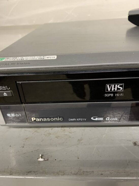 再生確認のみ　パナソニック DMR-XP21V 2007年製 パナソニック DIGA DMR-XP21V-S 250GB DVD/VHS