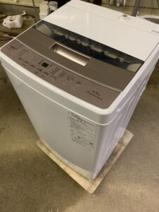 AQUA(アクア)4.5キロ 全自動洗濯機 AQW-S4PBK(P) 2024年製