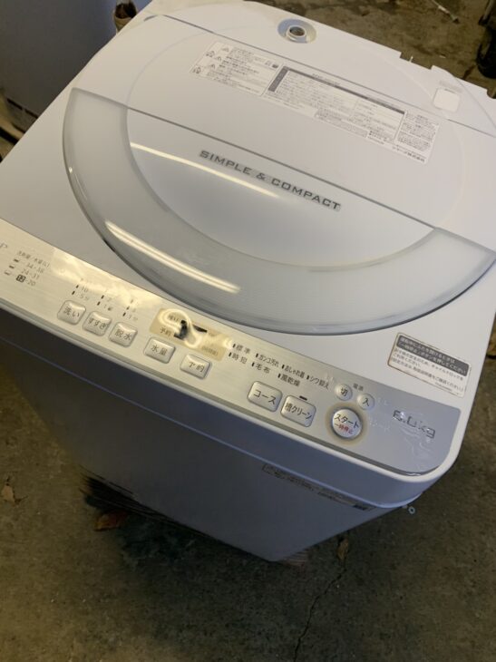 名古屋市中区へ出張買取！シャープ 6キロ 全自動洗濯機 【ES-GE6C-W