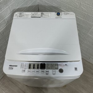 Hisense(ハイセンス)5.5キロ 全自動洗濯機 HW-55E2W 2022年製