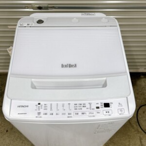 HITACHI(日立)8.0キロ 全自動洗濯機 BW-V80H ビートウォッシュ 2022年製