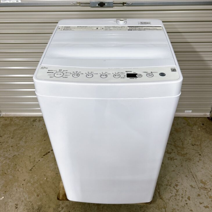 オリジナルベーシック 4.5キロ 全自動洗濯機 BW-45A 2024年製
