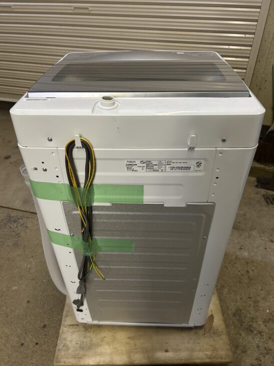 買い替えで買取希望】アクア 5kg 全自動電気洗濯機 AQW-S5P(W) ｜出張