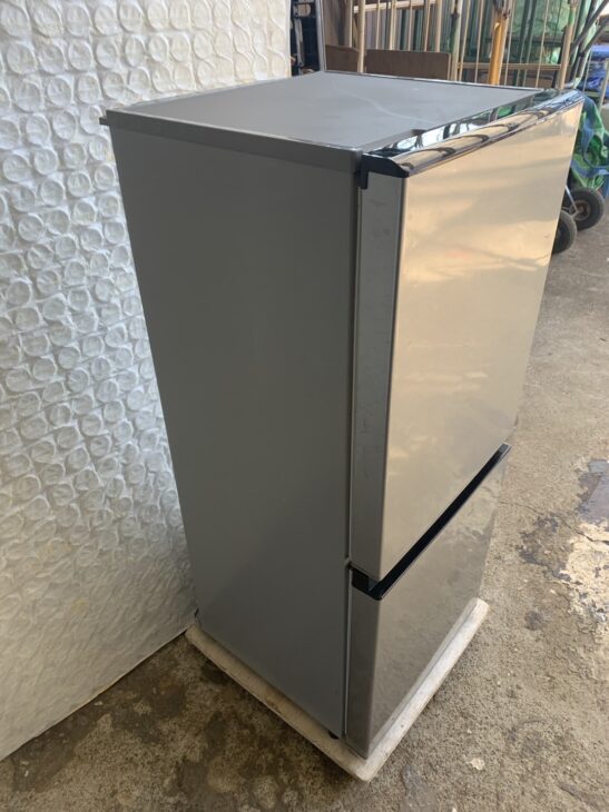 【値下げしました】AQUA 冷蔵庫 AQR-J13J(S) 2019年製 引き取り限定 AQR-13J-S 冷蔵庫 ブラッシュシルバー [126L /2ドア /右開きタイプ
