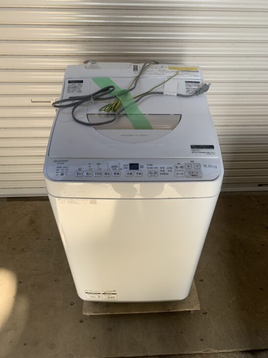 SHARP（シャープ）6.5キロ 電気洗濯乾燥機 ES-TX6G-S 2023年製