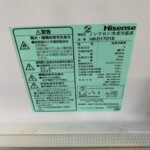 Hisense（ハイセンス）175L 2ドア冷蔵庫 HR-D1701B 2022年製