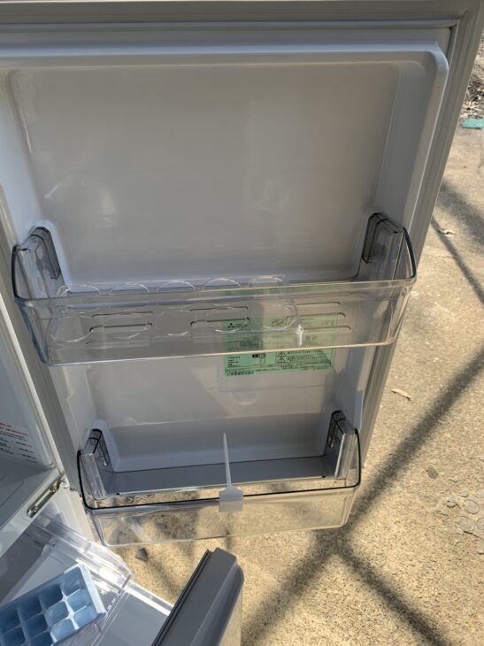 三菱電機 2ドア冷蔵庫（146L）MR-P15G-W1 (2022年製)を出張買取しました！ ｜ 大阪で家電などを出張買取