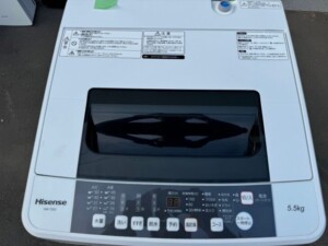 Hisense(ハイセンス)5.5キロ 全自動洗濯機 HW-T55C 2018年製