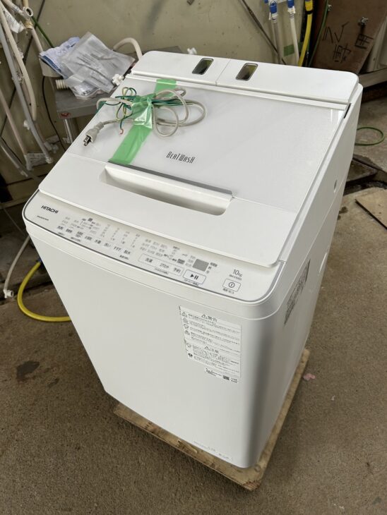 高額買取】日立 2022年製 ビートウォッシュ BW-X100G 全自動洗濯機 10