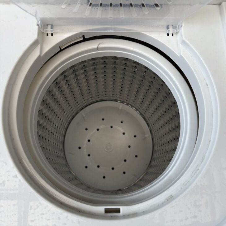 中古　高年式 2槽式洗濯機 ヤマダ電機 5.5kg YWM-TD55G2 2022年製造 別洗い 分け洗い ホワイト 6ヶ月保証付き-COSMO  SPACE online