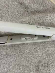 SALONIA(サロニア)ストレートヘアアイロン ホワイト 24mm SL-004SW