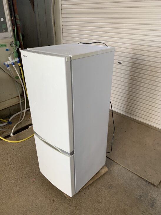 中古 東芝 153L 2ドア冷蔵庫 GR-P15BS-K 2019年製 ブラック 新生活 一人暮らし 6ヶ月保証付き-COSMO SPACE  online