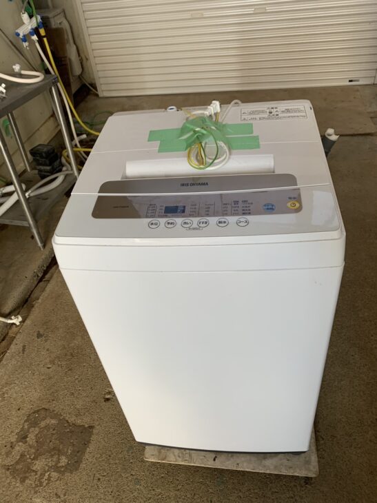 売約》5.0kg洗濯機 2019年製 アイリスオーヤマ IAW-T502EN※小キズ、フタに補修歴あり | 江戸川区葛西のリサイクルショップ  家電・エアコンの買取＆販売