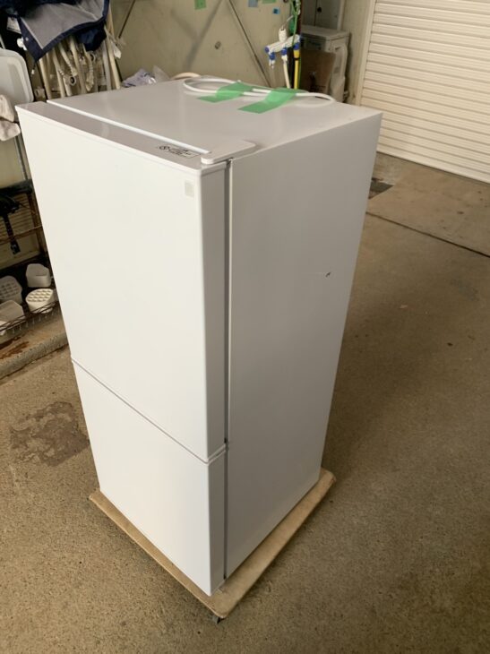 2022年製のニトリ 一人暮らし向け2ドア冷蔵庫 NTR-106WH【出張買取