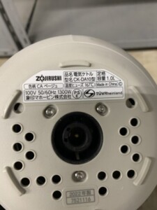 ZOJIRUSHI(象印)電気ケトル CK-DA10 2022年製
