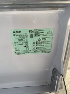 MITSUBISHI(三菱)146L 2ドア冷蔵庫 MR-P15E2H-W 2023年製