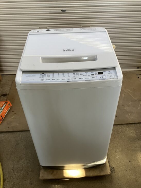 北海道札幌市厚別区 出張買取】日立 ビートウォッシュ BW-V70G