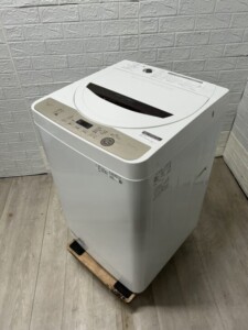 SHARP(シャープ)6.0キロ 全自動洗濯機 ES-GE6E-T 2021年製