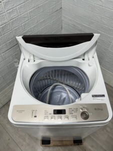 SHARP(シャープ)6.0キロ 全自動洗濯機 ES-GE6E-T 2021年製